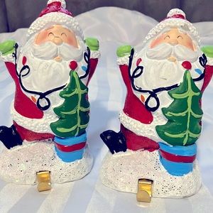 Two Santa 🎅🏼 stocking holders